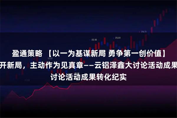 盈通策略 【以一为基谋新局 勇争第一创价值】解答三问开新局，主动作为见真章——云铝泽鑫大讨论活动成果转化纪实